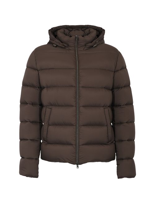 Piumino in nylon imbottito Marrone scuro Herno | PI001181U 12456Z8993